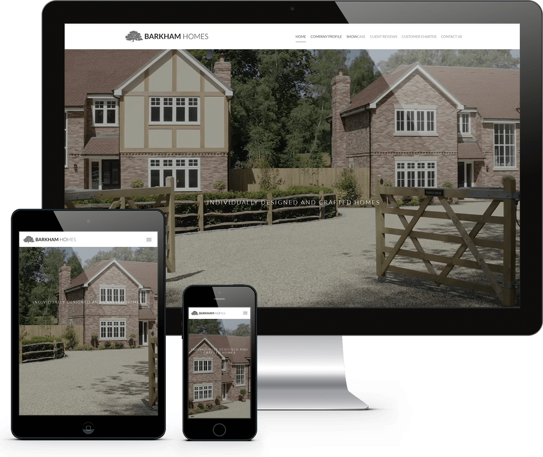 Website Design North Devon - Barkham Homes