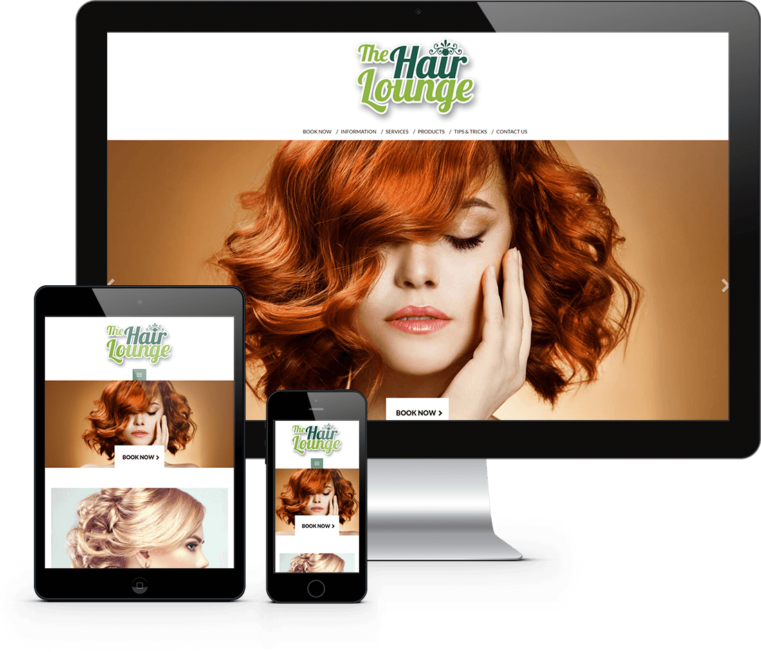 Website Design North Devon - The Hair Lounge